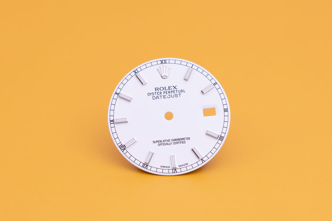 Rolex Mens White Lumi Index dial for model 116234 116200 FCD23726