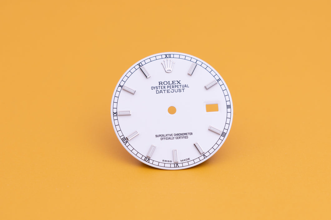 Rolex Mens White Lumi Index dial for model 116234 116200 FCD23727