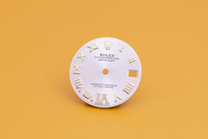 Rolex midsize Silver 6 o'clock diamond dial for 278273 FCD23729