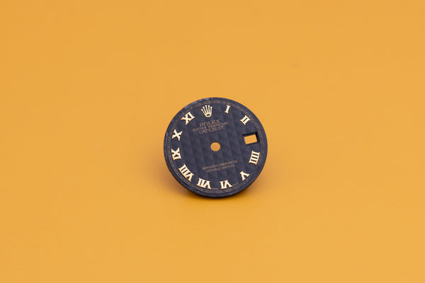 Load image into Gallery viewer, Rolex Ladies Black Pyramid Roman Dial for 69173 - 69178 FCD23850
