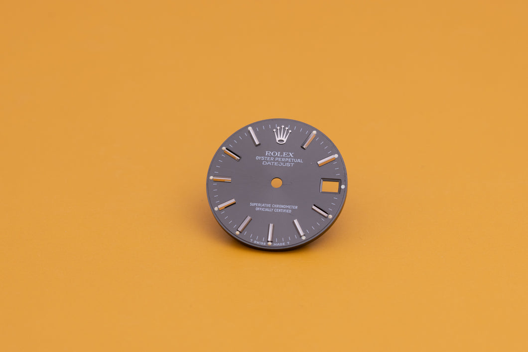 Rolex Midsize Datejust Charcoal Stick marker dial for model 6827 - 68274 FCD23922
