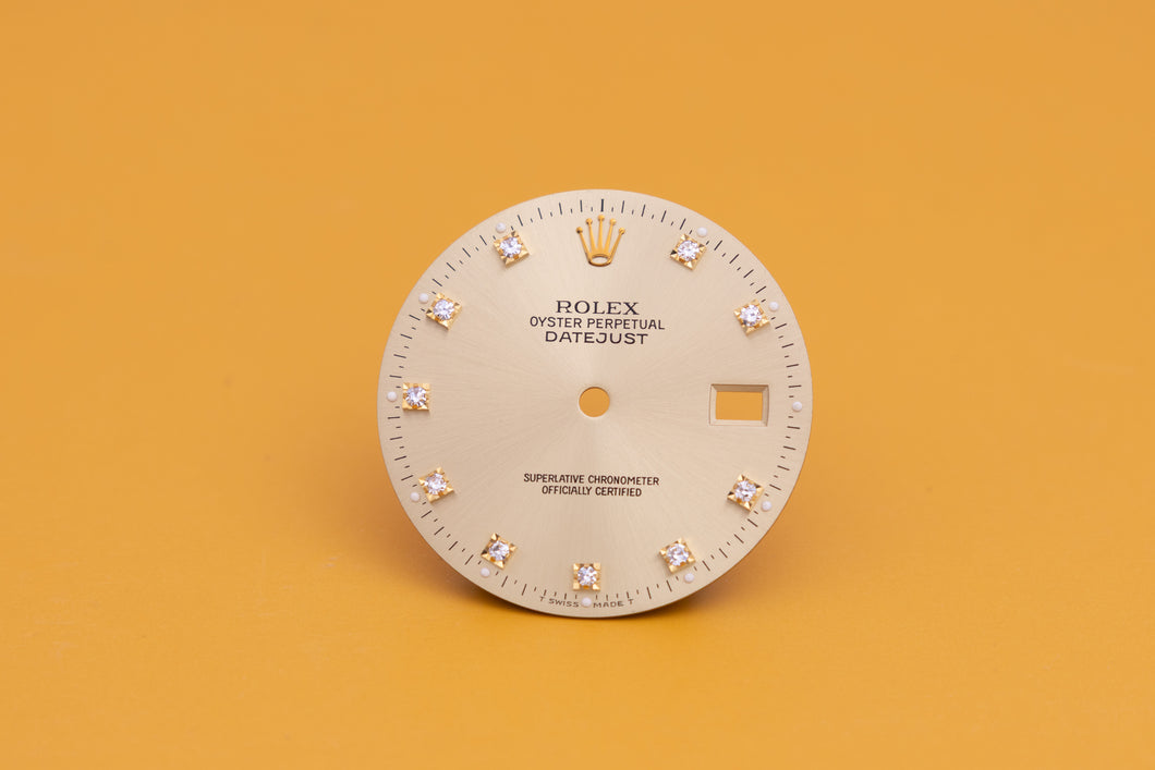 Rolex Datejust Champagne Diamond dial for model 16013 - 16233 FCD23979
