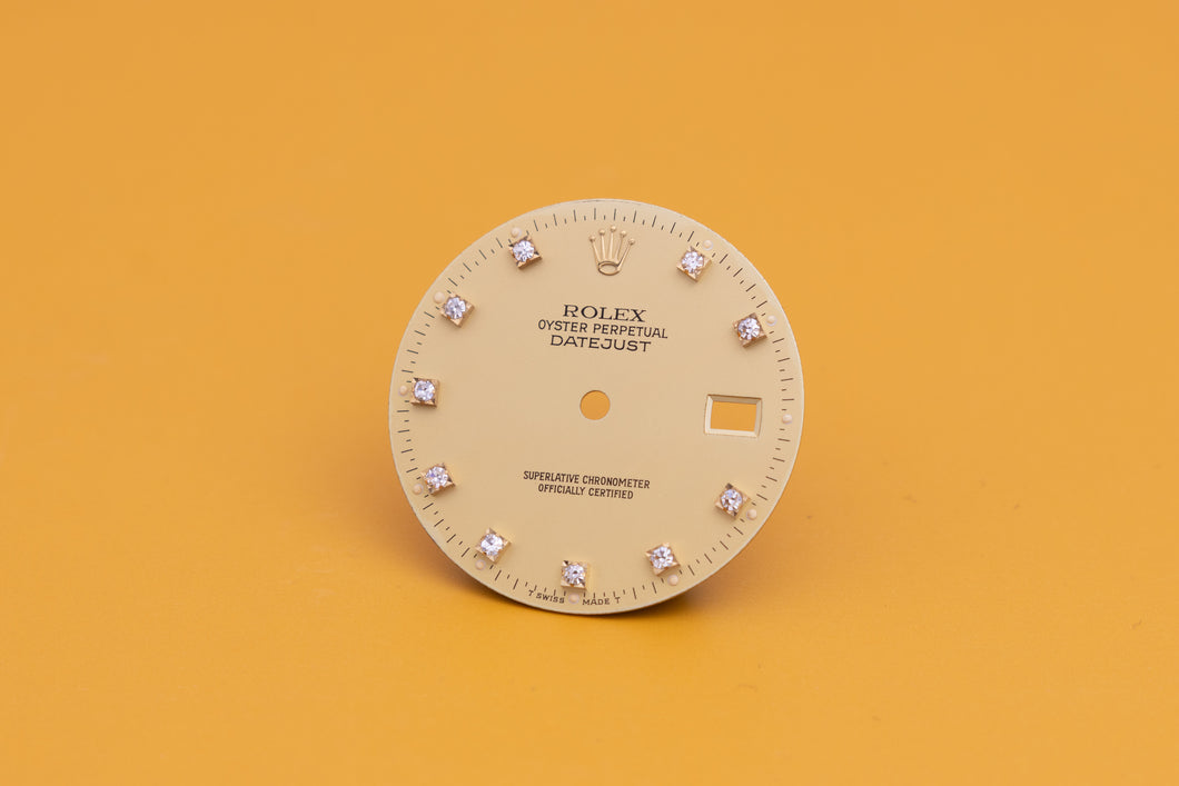 Rolex Datejust Champagne Diamond dial for model 16013 - 16233 FCD23981