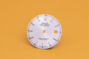 Rolex Mens Silver Lumi Index dial for model 116234 116200 FCD23992