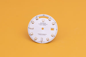 Rolex Day-Date Silver 8 + 2 Diamond dial for model 118238 FCD23996