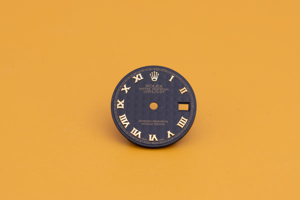 Load image into Gallery viewer, Rolex Ladies Black Pyramid Roman Dial for 69173 - 69178 FCD23999
