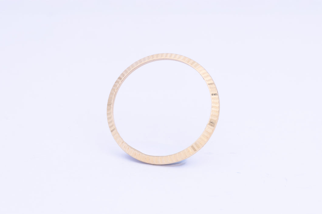 Rolex 18k Yellow Gold Fluted Bezel for 116233 6.08g FCD24044