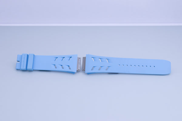 Load image into Gallery viewer, Richard Mille Light Blue Rubber Strap RM67 FCD24076
