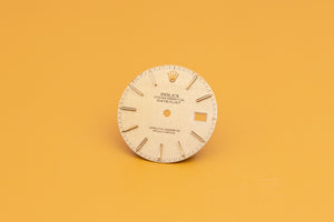 Rolex Datejust Champagne Linen stick marker dial for model 16013 FCD24081