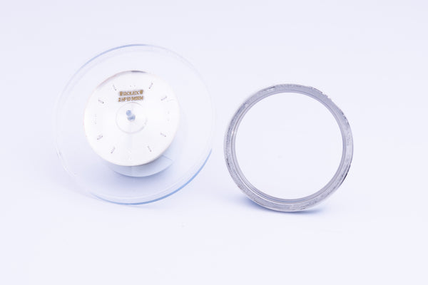 Load image into Gallery viewer, Rolex Midsize Silver Arabic dial and Bezel for 177200 FCD24122
