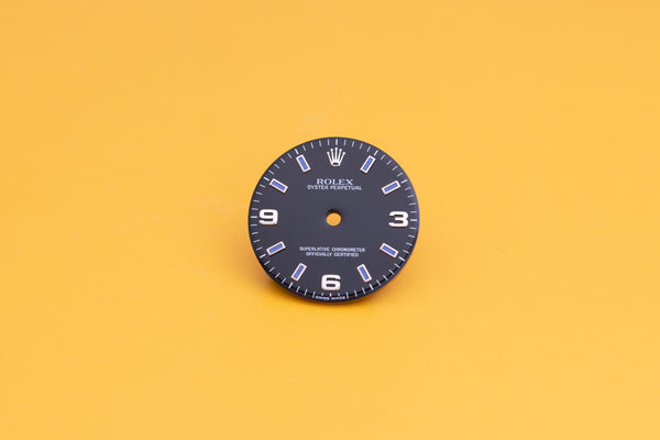 Load image into Gallery viewer, Rolex Midsize Black Arabic dial for 177200 FCD24137
