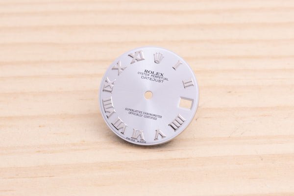 Load image into Gallery viewer, Rolex Midsize Rhodium Bold Roman Dial for 178274 FCD24154
