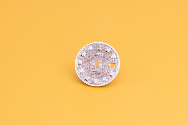 Load image into Gallery viewer, Rolex Datejust Silver Jubilee diamond dial ( faded ) for model 69174 FCD24156
