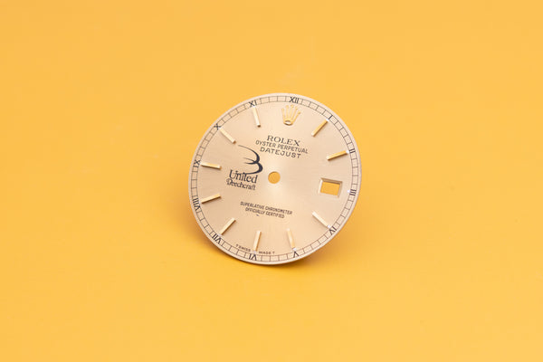 Load image into Gallery viewer, Rolex Datejust "Logo" Champagne Stick dial for 16233 FCD24162
