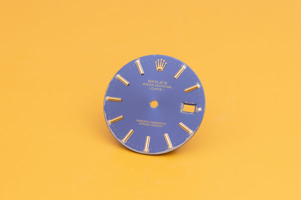 Load image into Gallery viewer, Rolex Date Blue Stick marker dial for model 15013 FCD24187
