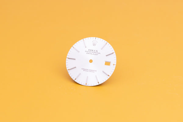 Load image into Gallery viewer, Rolex Datejust Silver Stick dial for model 16014 - 16030 - 16200 FCD24273
