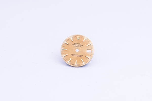 Load image into Gallery viewer, Rolex Ladies Champagne Linen tropical Dial for model 69173 FCD24353
