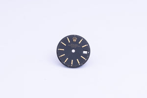 Rolex Date - Datejust Black Tapestry Dial for model 69173 FCD24354