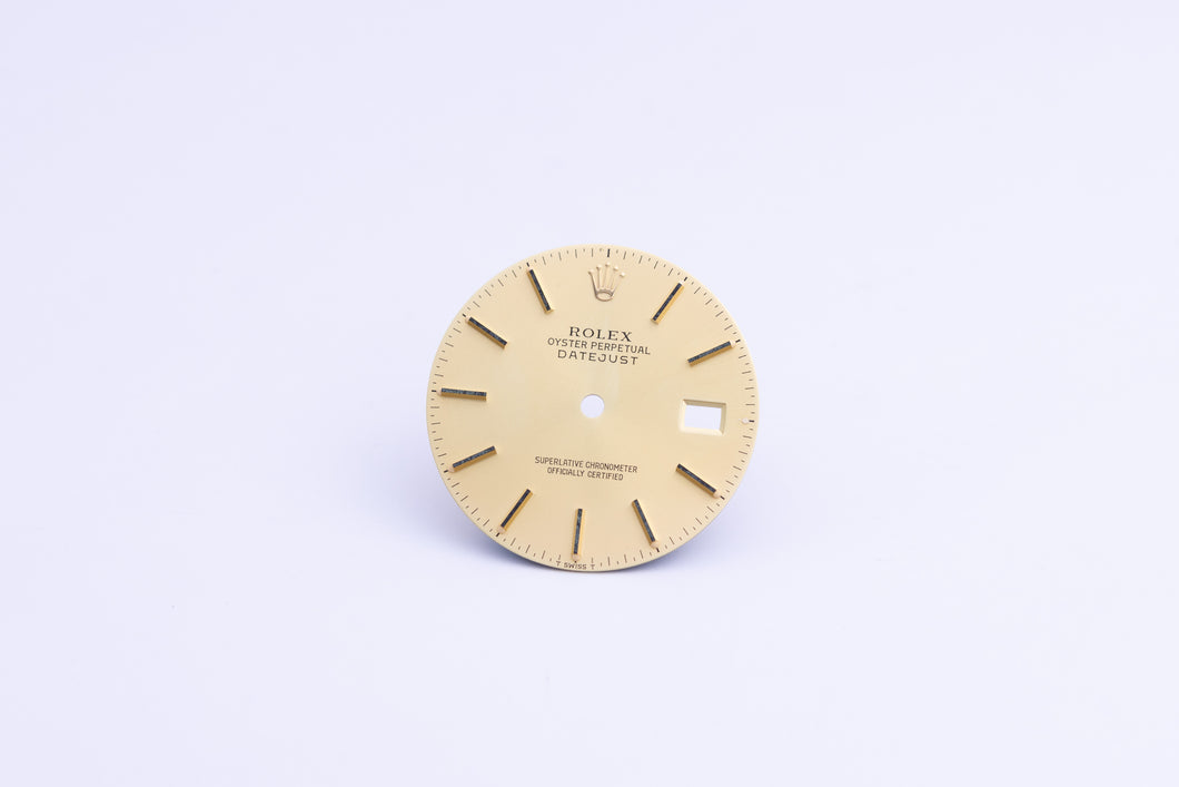 Rolex Datejust Champagne Stick marker dial for model 16013 FCD24506