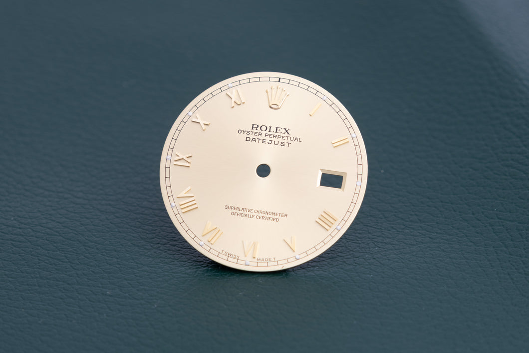 Rolex Datejust Champagne Skinny Roman Dial for model 16013 FCD24560