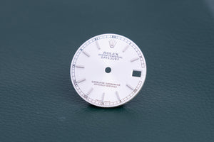 Rolex Midsize Silver Stick marker Dial for model 68274 FCD24606