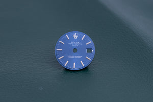 Rolex Date Blue stick marker dial for model 69160 FCD24631