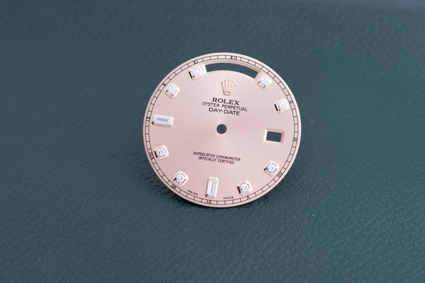 Load image into Gallery viewer, Rolex Day-Date II RG Rose 8-2 Diamond dial for model 218235 FCD24791
