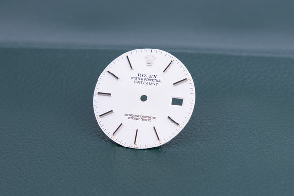 Load image into Gallery viewer, Rolex Datejust Silver stick Dial for model 16014 - 16030 FCD24856
