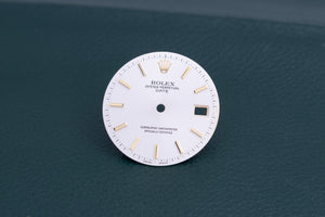 Rolex Silver Stick Date dial for model 15013 - 15233 FCD25006