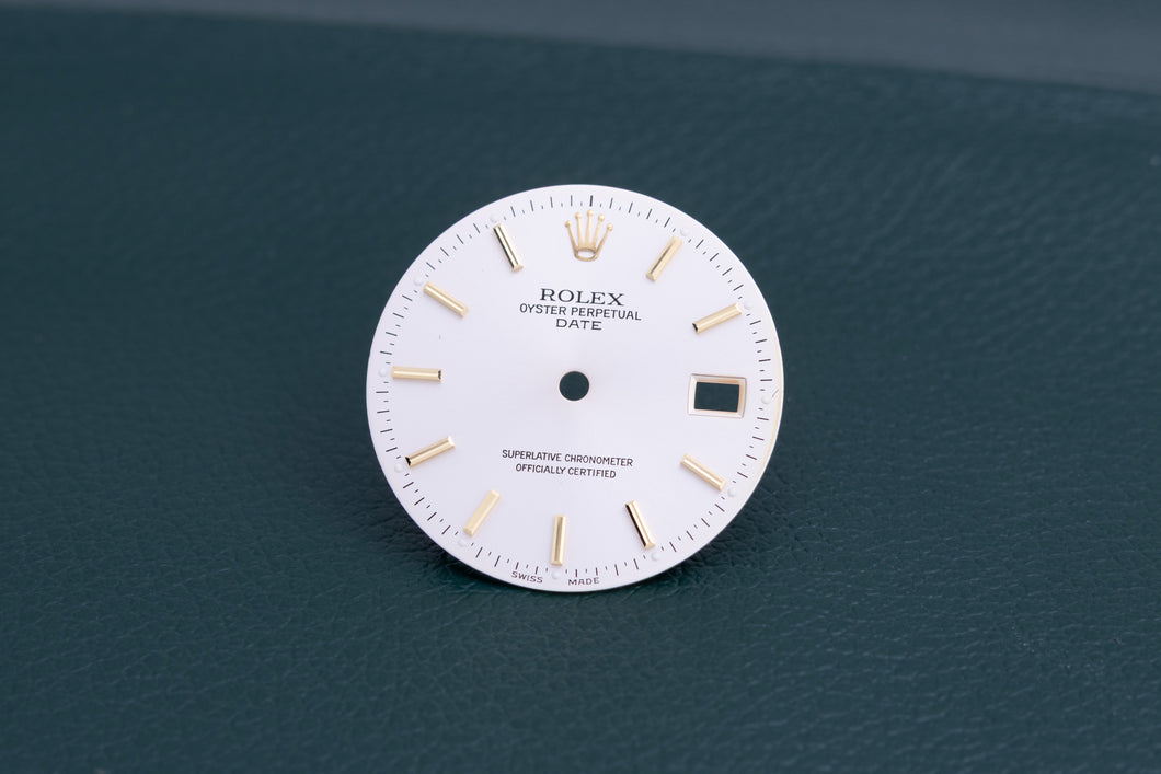 Rolex Silver Stick Date dial for model 15013 - 15233 FCD25006