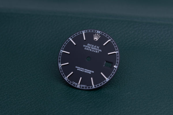 Load image into Gallery viewer, Rolex Datejust Black Stick dial for model 16234 FCD25033
