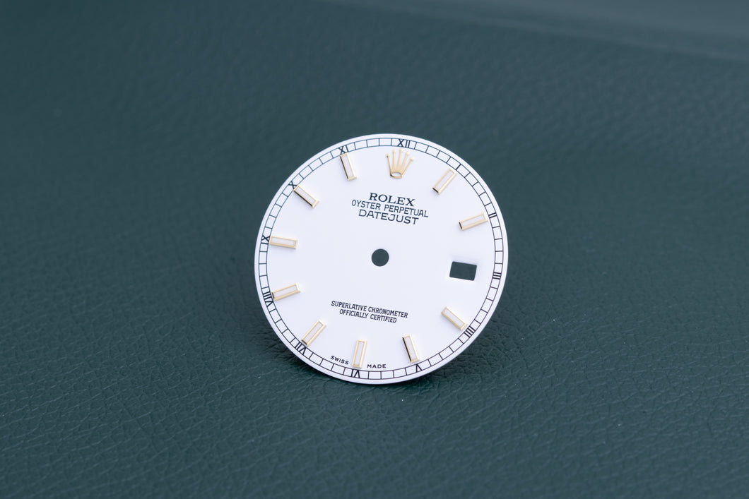 Rolex Mens White Lumi Stick Marker Dial for model 116233 FCD25036