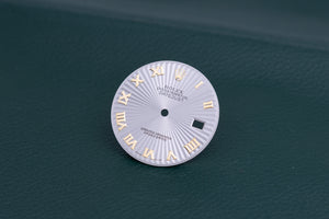 Rolex Mens Silver Sunburst Roman dial for model 116233 FCD25104