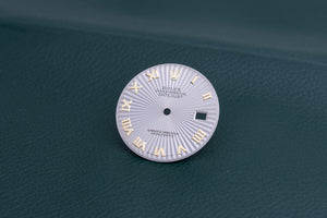 Rolex Mens Silver Sunburst Roman dial for model 116233 FCD25105