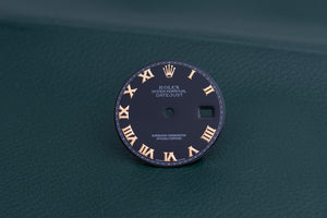 Rolex Datejust Black Roman Rose Gold Dial for 116231 FCD25108