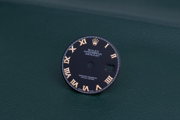 Load image into Gallery viewer, Rolex Datejust Black Roman Dial for 116231 FCD25109
