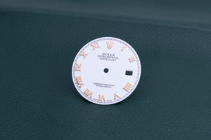 Rolex Datejust White Roman Dial for model 116231 FCD25112