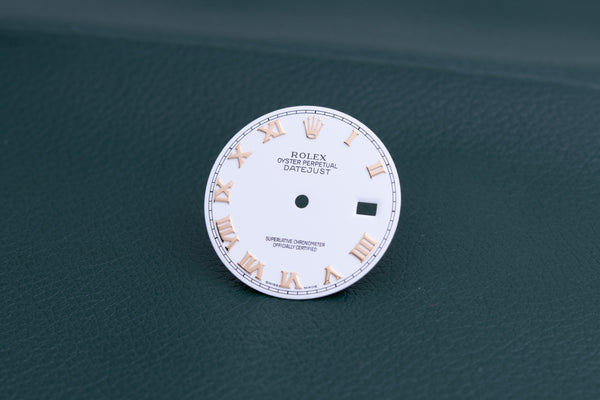 Load image into Gallery viewer, Rolex Datejust White Roman Dial for model 116231 FCD25112
