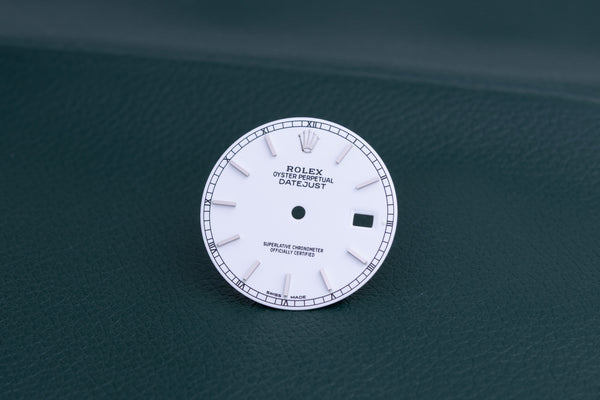 Load image into Gallery viewer, Rolex Datejust White Stick Dial for 16234 FCD25118
