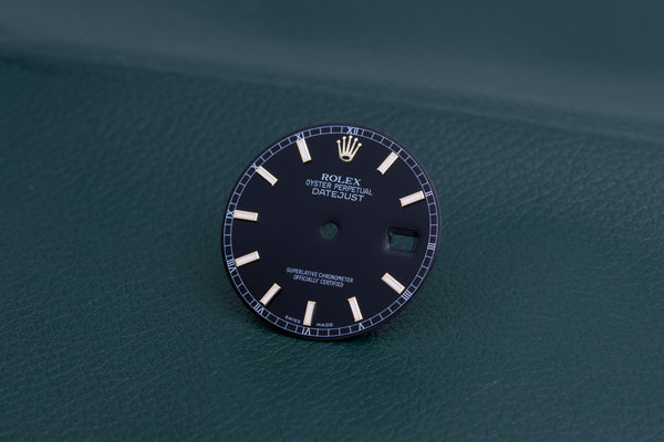 Load image into Gallery viewer, Rolex Mens Datejust Black Lumi Stick Dial for 116233 FCD25123
