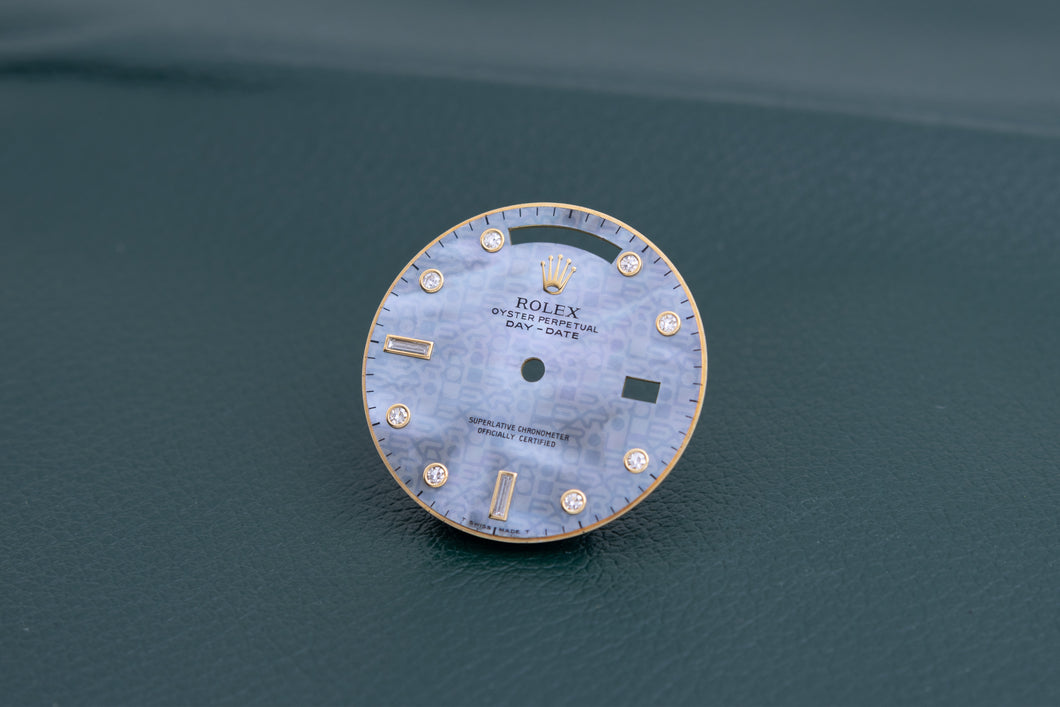 Rolex Day-Date Blue MOP Jubilee Dial for model 18038 FCD25142