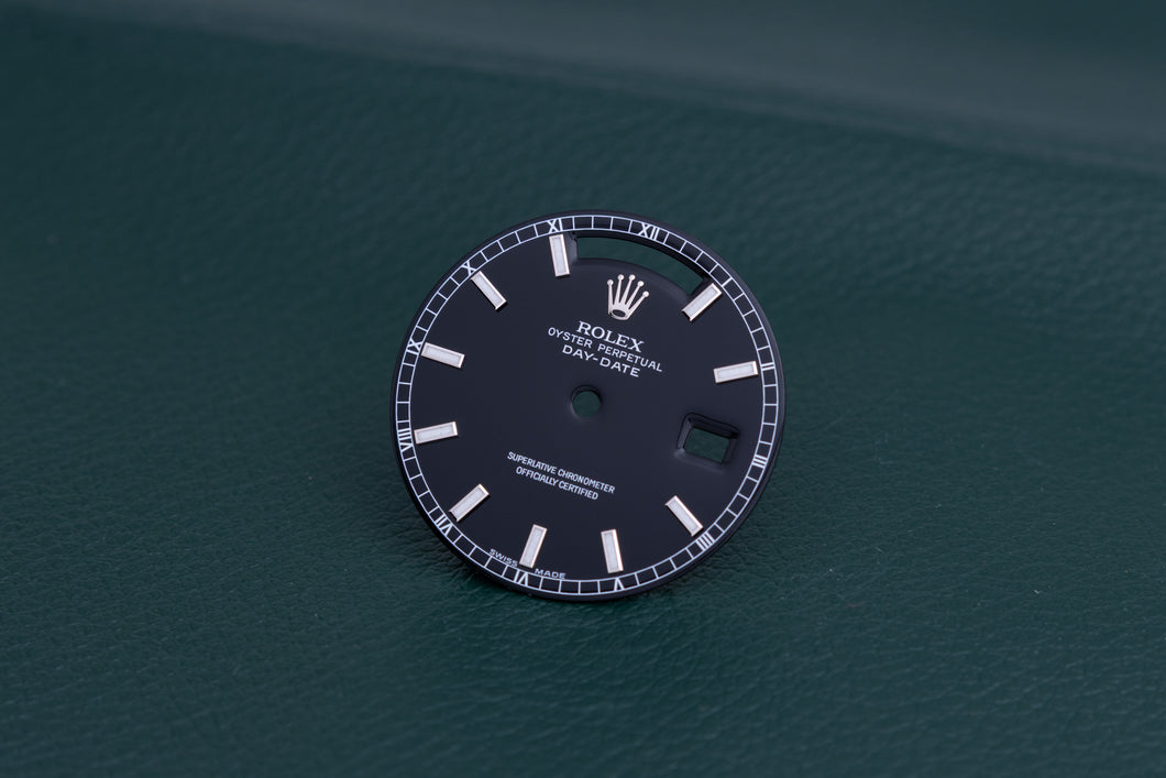 Rolex Day-Date Black Lumi Dial for 118239 FCD25144