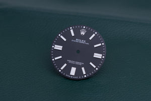 Rolex Black Oyster Perpetual Dial for model 124300 FCD25146