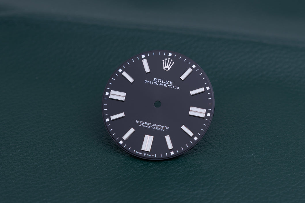Rolex Black Oyster Perpetual Dial for model 124300 FCD25146