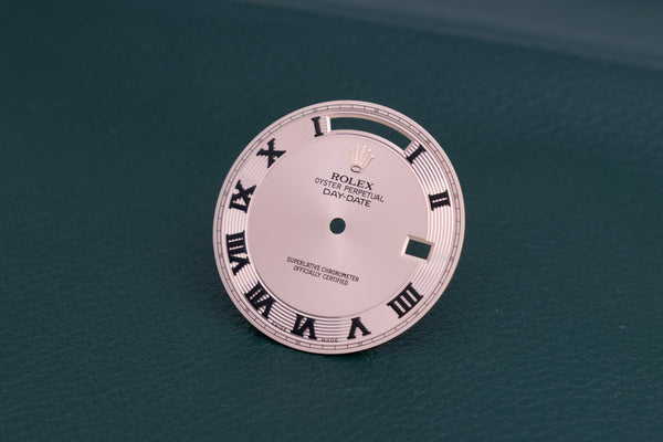 Load image into Gallery viewer, Rolex Day-Date II RG Concentric Roman dial for model 218235 FCD25179
