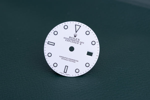 Load image into Gallery viewer, Rolex Explorer II White Swiss Made Dial for 16570 - 16550 FCD25284
