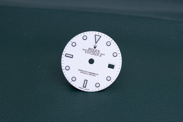 Load image into Gallery viewer, Rolex Explorer II White Swiss Made Dial for 16570 - 16550 FCD25288
