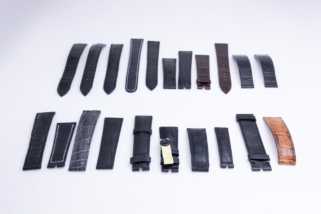 Rolex Assorted Black and Brown Alligator Straps FCD25316