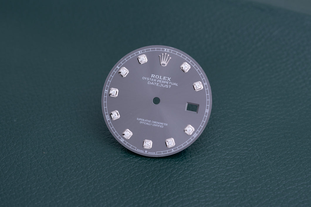 Rolex Datejust 41 Rhodium Diamond Dial for 126334 - 126300 W Hands FCD25903