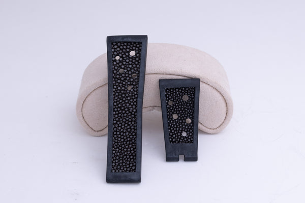 Load image into Gallery viewer, Rolex Geneve Strap Black Rubber Ref 340898 DATEJUST 20 x 16 FCD26159
